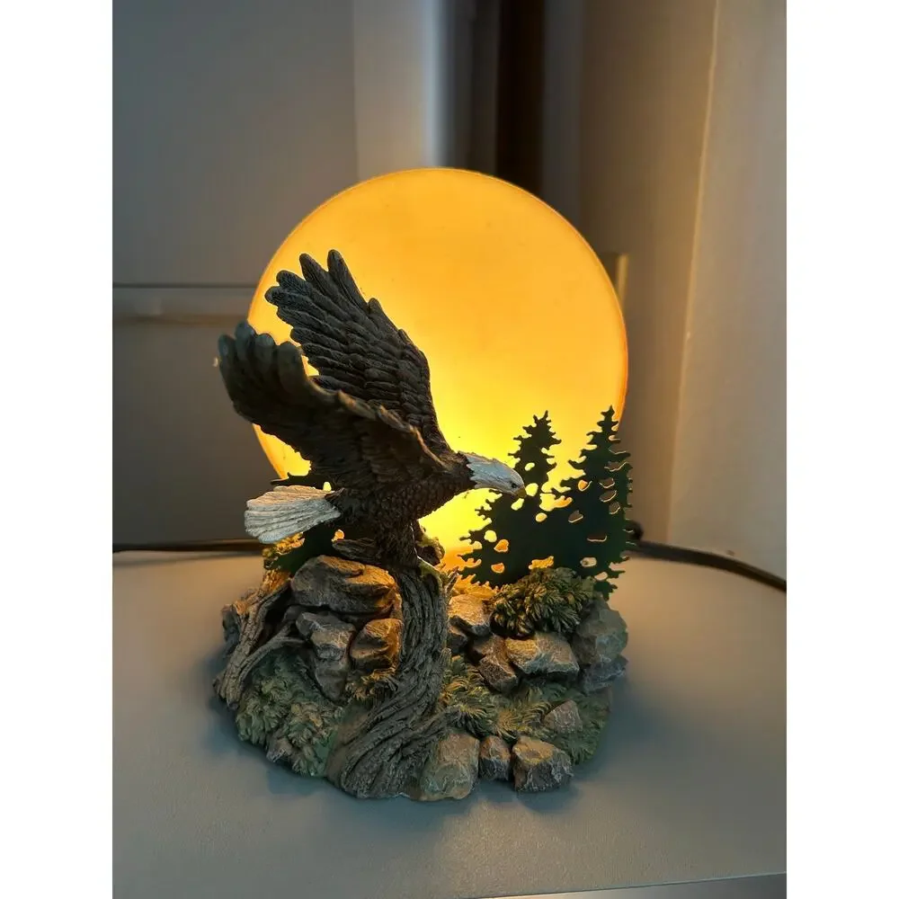 The Bradford Exchange Sea to Shining Sea America The Beautiful lamp cabin decor